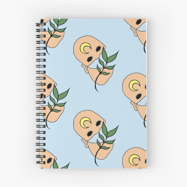 Item preview, Plant Lover, Creepy Face with Plant Leaf - Repeat Print designed and sold by 10pmCreations.