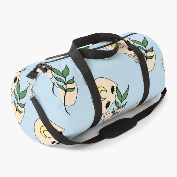 Item preview, Creepy Human Face with Plant Leaf - Repeat Print designed and sold by 10pmCreations.
