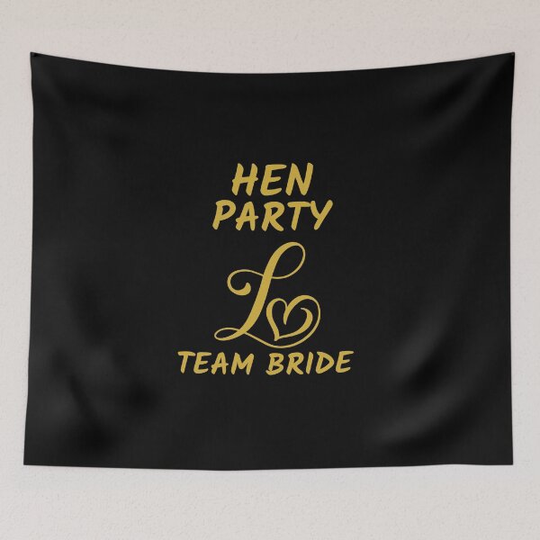 Item preview, HEN PARTY LOVE TEAM BRIDE designed and sold by kawrdesigns.