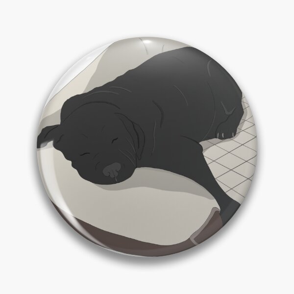 Item preview, Black Lab Sleeping designed and sold by maddy-maroney.