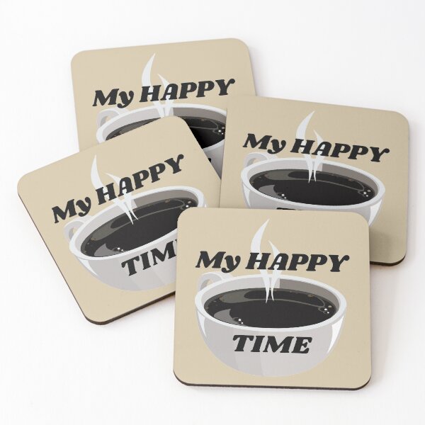 Item preview, Coffee, My happy time #1 designed and sold by Hypnotees.