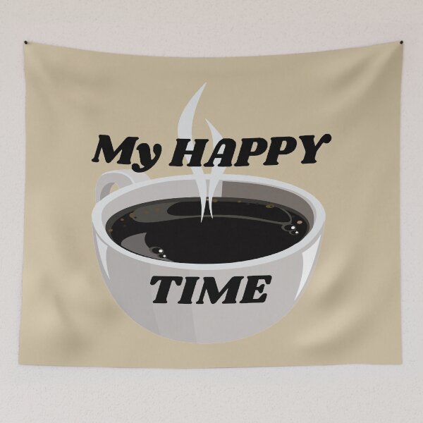 Item preview, Coffee, My happy time #1 designed and sold by Hypnotees.