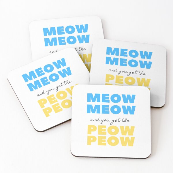 Item preview, You Mess With The Meow Meow You Get The Peow Peow designed and sold by SportyDogShop.
