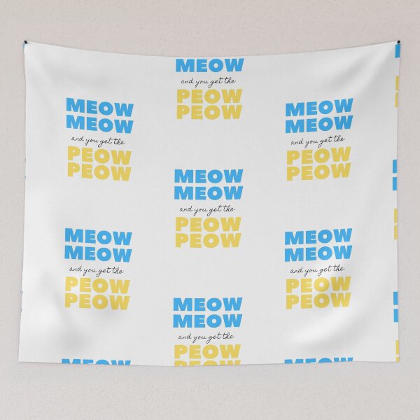 Item preview, You Mess With The Meow Meow You Get The Peow Peow designed and sold by SportyDogShop.