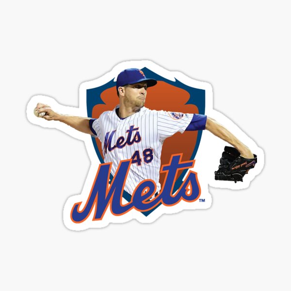 New York Mets Lets Go Mets Slogan - Double Up Die Cut Decal Set at