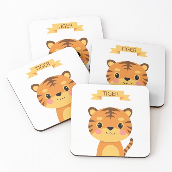 Item preview, Cute Tiger Nursery Portrait designed and sold by Vectorheroes.