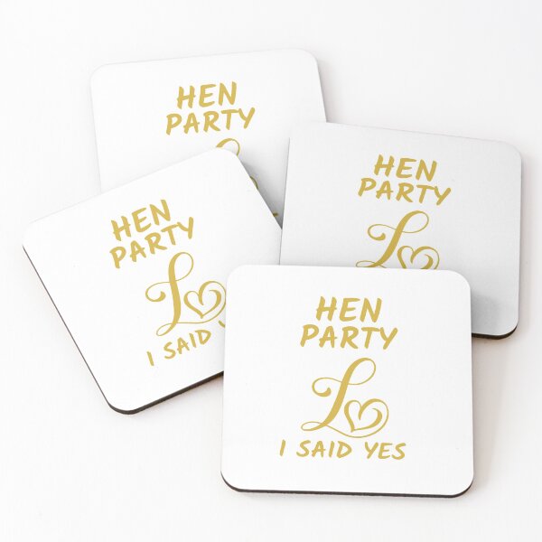 Item preview, HEN PARTY LOVE I SAID YES designed and sold by kawrdesigns.