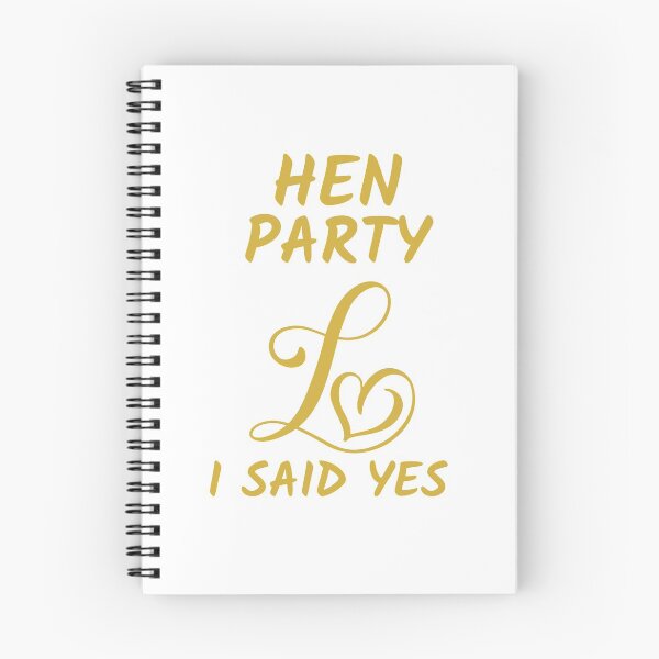 Item preview, HEN PARTY LOVE I SAID YES designed and sold by kawrdesigns.