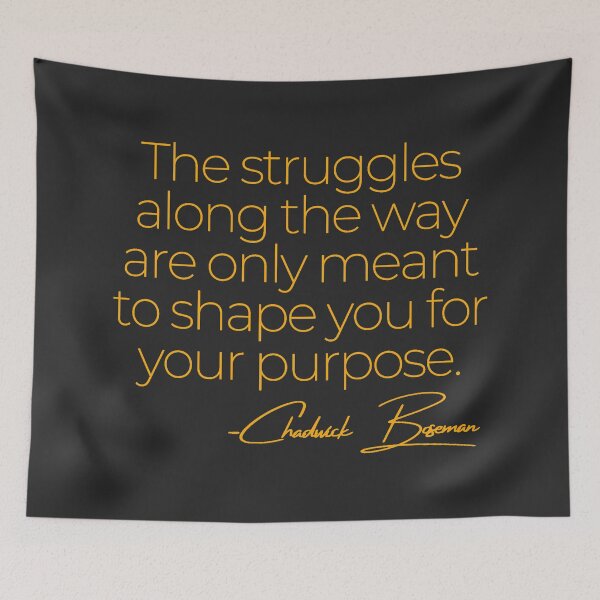 Item preview, Chadwick Boseman Quotes designed and sold by TonsPOD.