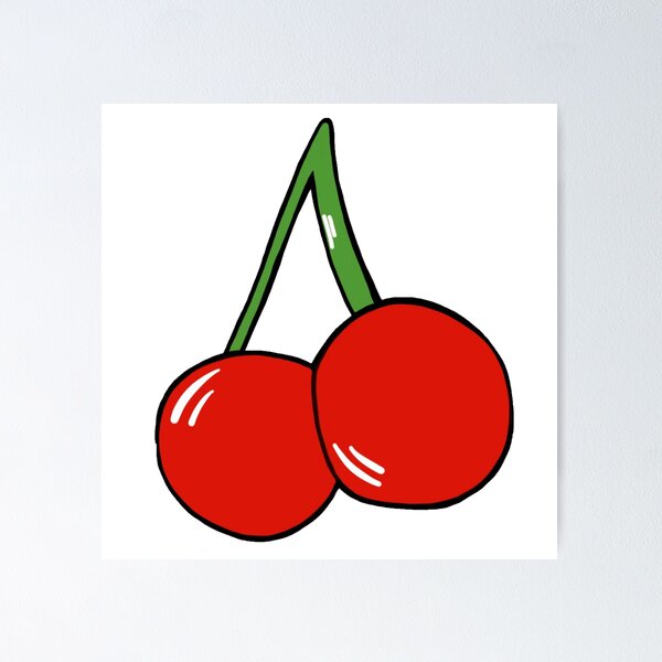 Item preview, Dark cherry, cute red cherries designed and sold by Barolina.