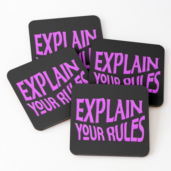 Item preview,  EXPLAIN YOUR RULES designed and sold by Ralek.
