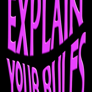 Artwork thumbnail, EXPLAIN YOUR RULES by Ralek