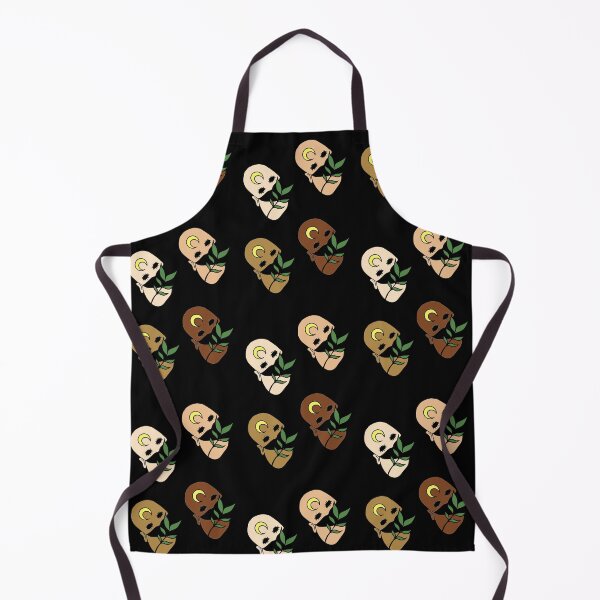Item preview, Creepy Human Face with Plant Leaf - Repeat Print designed and sold by 10pmCreations.