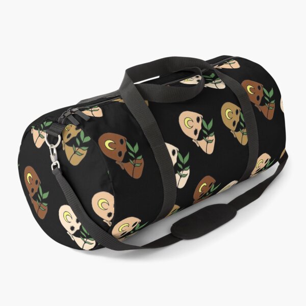 Item preview, Creepy Human Face with Plant Leaf - Repeat Print designed and sold by 10pmCreations.