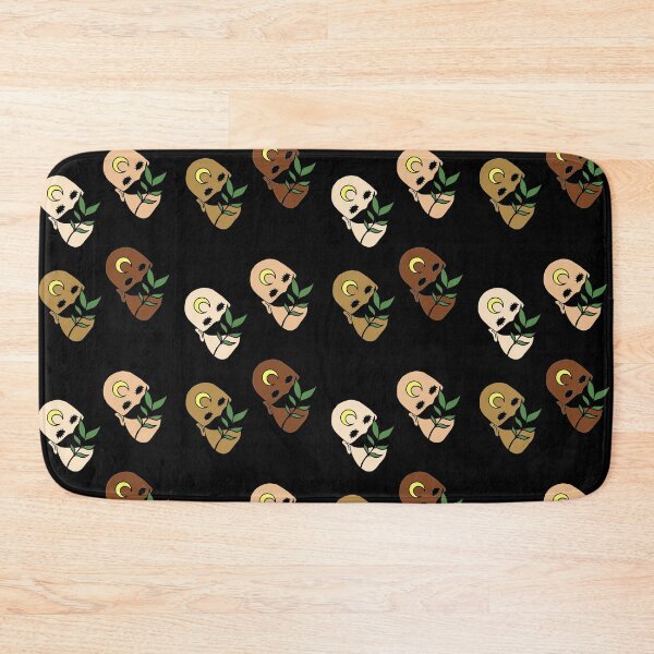 Item preview, Creepy Human Face with Plant Leaf - Repeat Print designed and sold by 10pmCreations.
