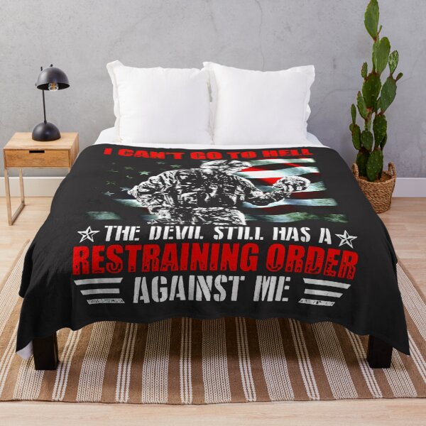 Item preview, i cant go to hell the devil still has a restraining order against me designed and sold by Bichthao81.
