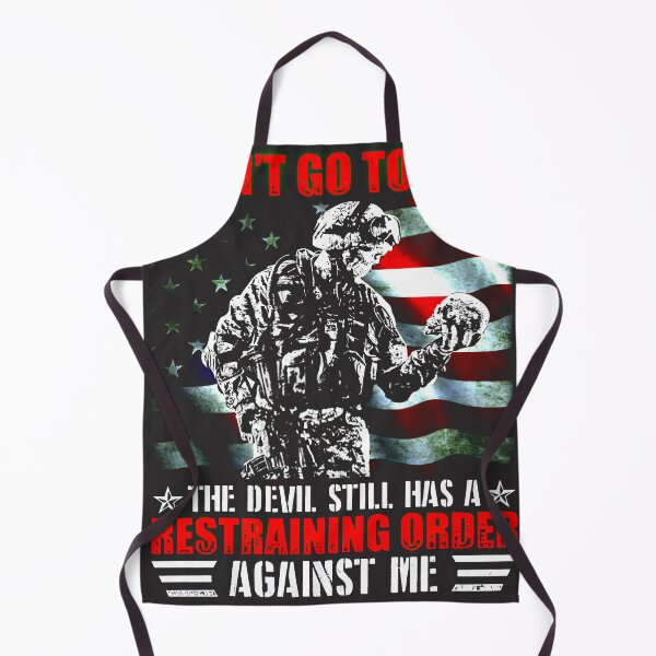 Item preview, i cant go to hell the devil still has a restraining order against me designed and sold by Bichthao81.