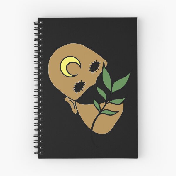 Item preview, Creepy Human Face with Plant Leaf designed and sold by 10pmCreations.