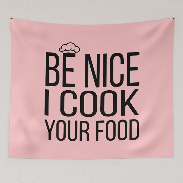 Item preview, Be Nice I Cook Your Food - Funny Food  designed and sold by meedTee.