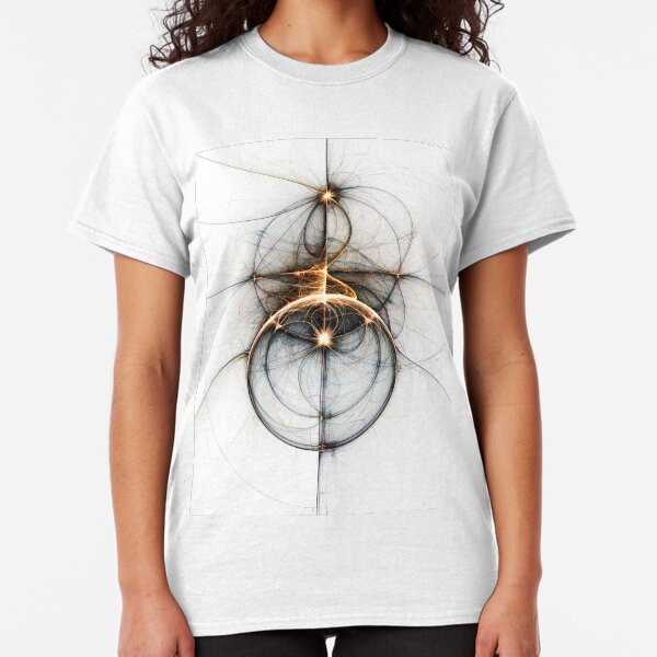 Shooting star - Abstract Fractal Artwork Classic T-Shirt