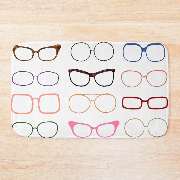 Item preview, Glasses pattern - bright colours designed and sold by IvyAmber.