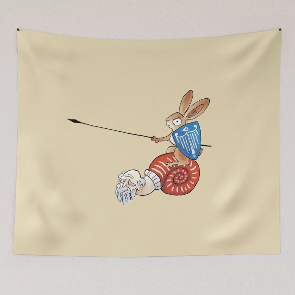 Item preview, Medieval Rabbit on a Snail BEIGE version designed and sold by Jackoburra.