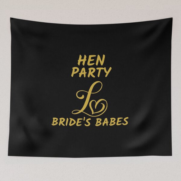 Item preview, HEN PARTY LOVE BRIDE'S BABES designed and sold by kawrdesigns.