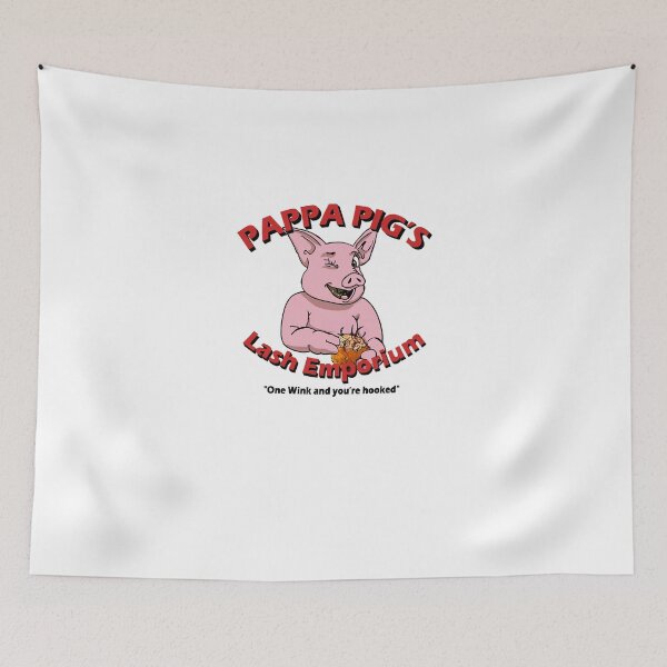 Item preview, Pappa Pig's Lash Emporium Classic T-Shirt designed and sold by StephanyPaucek.