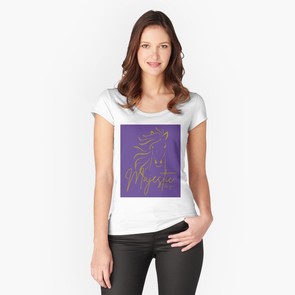 Item preview, Fitted Scoop T-Shirt designed and sold by DesignsbyEH.