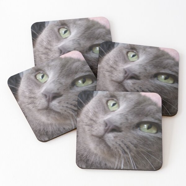 Artikelvorschau, Russische blaue bewölkte Katze entworfen und verkauft von Suziemarie.
