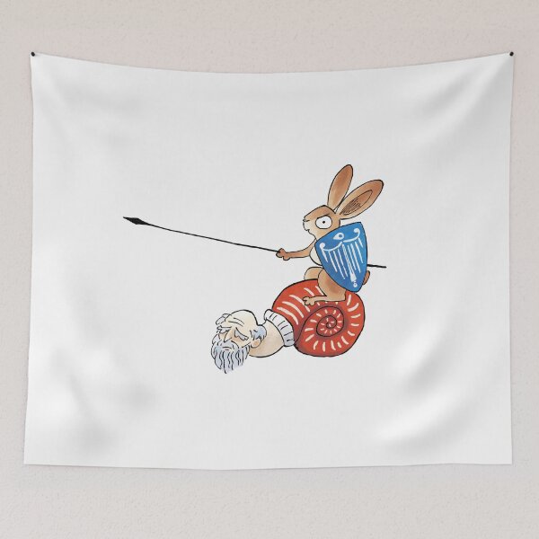 Item preview, Medieval Rabbit on a Snail designed and sold by Jackoburra.