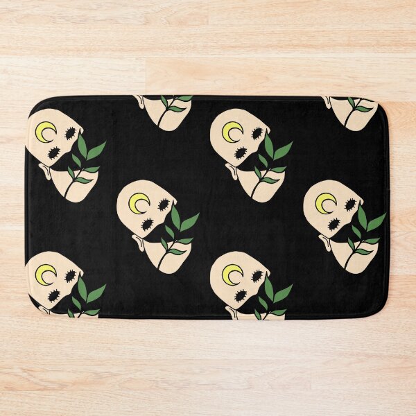Item preview, Creepy Human Face with Plant Leaf - Repeat Print designed and sold by 10pmCreations.