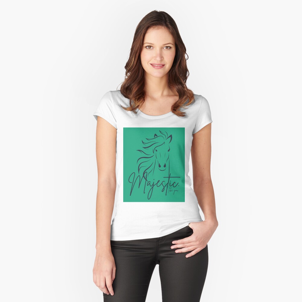 Item preview, Fitted Scoop T-Shirt designed and sold by DesignsbyEH.