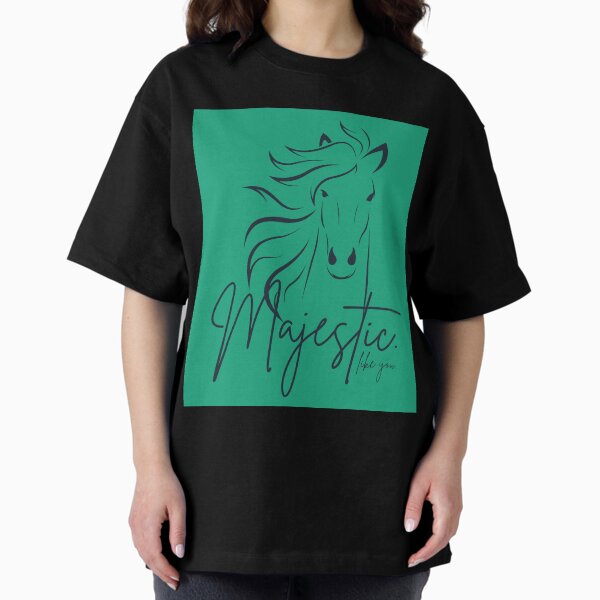 Item preview, Greenish Cian "Majestic ... like you" Horse  designed and sold by Dream Big! by E. H..