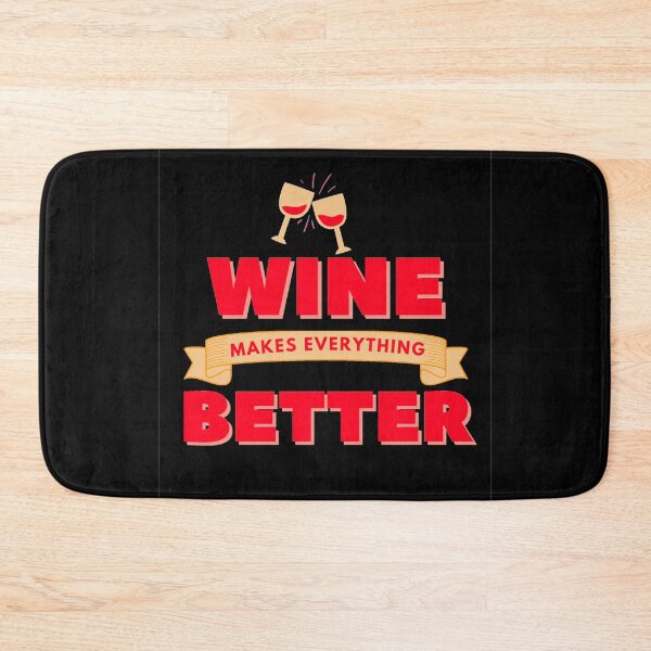 Item preview, Wine makes everything better banner designed and sold by Manoroma.