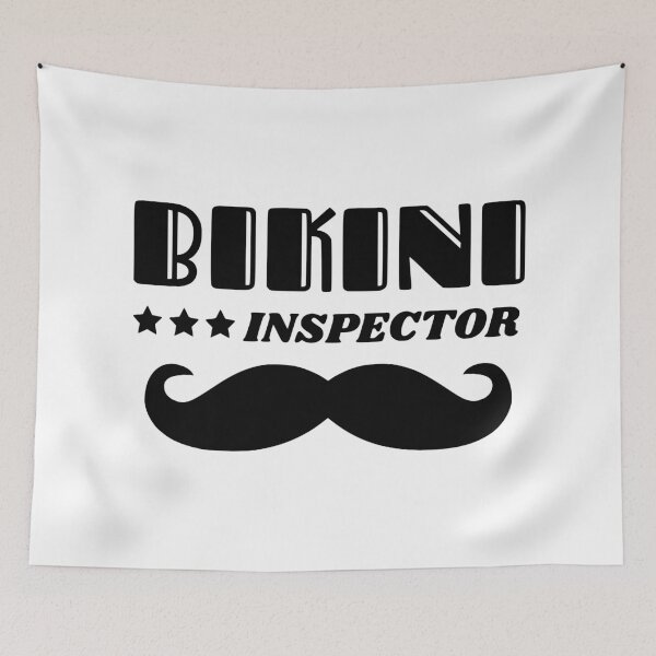 Item preview, Bikini Inspector Mustache designed and sold by OMdesigns93.