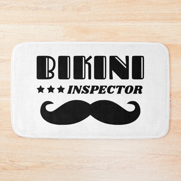 Item preview, Bikini Inspector Mustache designed and sold by OMdesigns93.