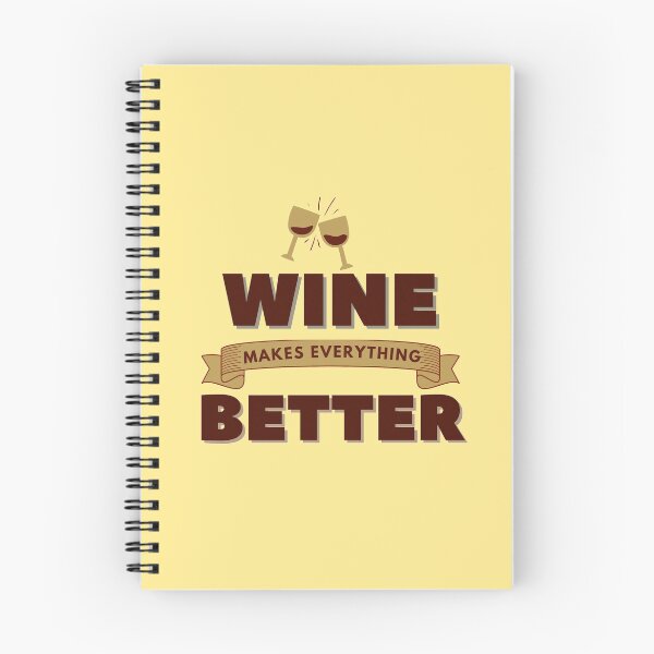 Item preview, Wine makes everything better red brown wine banner  designed and sold by Manoroma.