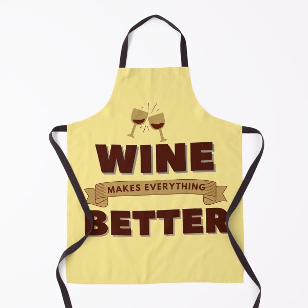 Item preview, Wine makes everything better red brown wine banner designed and sold by Manoroma.