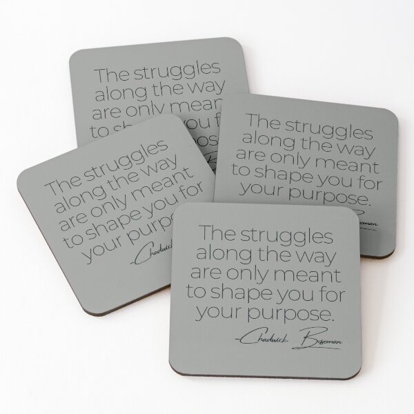 Item preview, Chadwick Boseman Quotes designed and sold by TonsPOD.