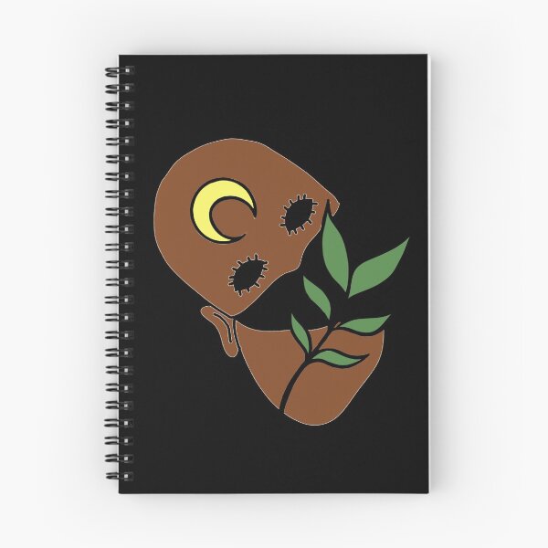 Item preview, Creepy Human Face with Plant Leaf - Repeat Print designed and sold by 10pmCreations.