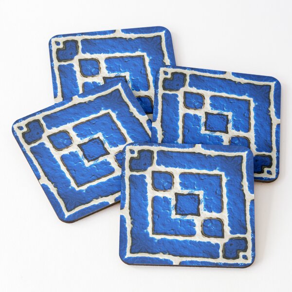 Item preview, PUZZLİNG BLUE BRİCK WALL designed and sold by mister-john.