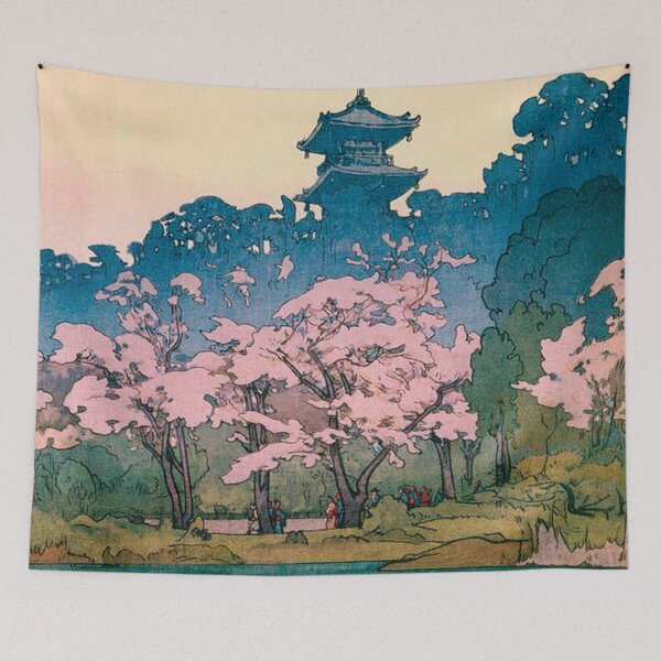 Item preview, Oriental Landscape Cherry Trees designed and sold by Octover.