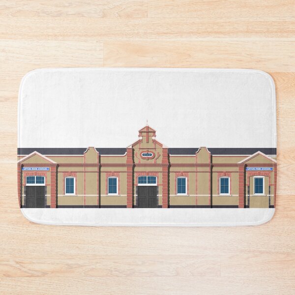 Item preview, Upton Park Tube Station, Print, Artwork, Illustration, Brutalist Architecture, Architecture Print designed and sold by sketchingarchi.
