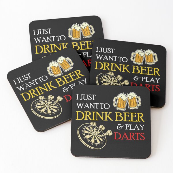 Item preview, Darts Players Bullseye Target Shooting Sport Beer designed and sold by CuteDesigns1.