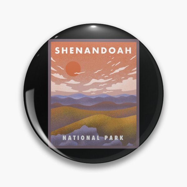Artikelvorschau, Shenandoah National Park - Retro Sunset entworfen und verkauft von HalpinDesign.