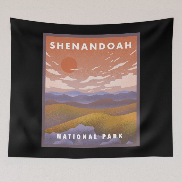 Item preview, Shenandoah National Park - Retro Sunset designed and sold by HalpinDesign.