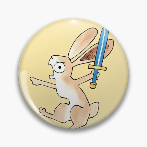 Item preview, Armed Medieval Rabbit - CUSTARD version designed and sold by Jackoburra.