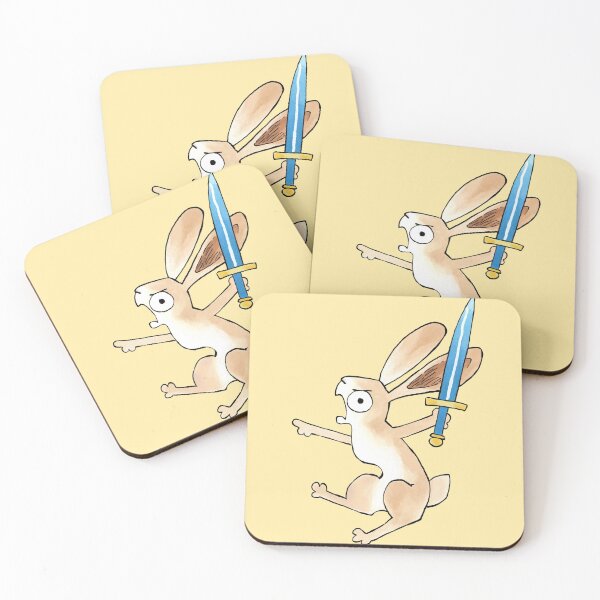 Item preview, Armed Medieval Rabbit - CUSTARD version designed and sold by Jackoburra.