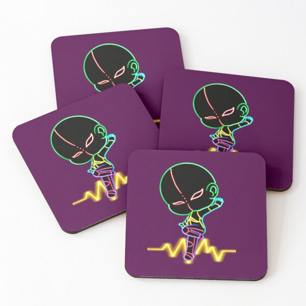 Item preview, Dancing dolls with neon lights on sound waves. designed and sold by Apostrophe8.